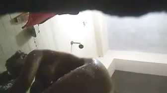 Thick Ass Aunty Getting Wet And Wild In Steamy Shower Fuck