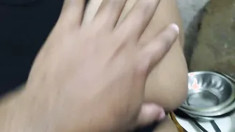 Desi Aunty Getting Pounded In Kitchen Wearing Only Her Saree