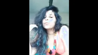 Desi Aunty Stripping Saree Revealing Everything On Camera Tonight