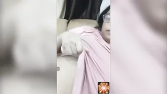 Aunty With Glasses Exposing Her Big Tits To Her Secret Lover