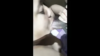 Aunty Giving Sloppy Blowjob In The Bedroom While Hubby Is Away