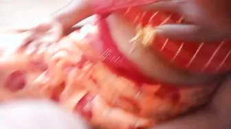 Big Boobed Tamil Aunty Showing Off Her Massive Tits On Camera