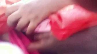 Big Boobed Tamil Aunty Showing Off Her Massive Tits On Camera