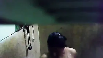 Spying On Next Door Aunty Taking Shower Through The Window