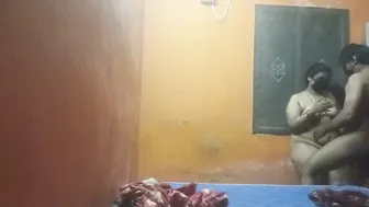 Real Aunty Seducing Young Boy For Steamy Bedroom Session