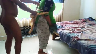 Mature Bbw Aunty Tied Up And Fucked Rough In Both Her Holes