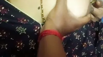 Desi Aunty In Nightie Getting Undressed For Rough Action