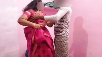 Sneaky Fucking With Bent Over Aunty When She Caught Me Peeking