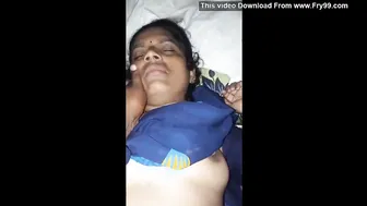 Tamil Aunty Stripping And Teasing On Camera For Her Lover