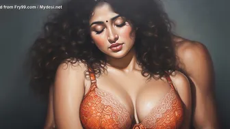 Married Aunty Enjoying Romantic Bedroom Session With Her Man