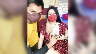 Lucky Boy Sucking Milk From Lonely Aunty Massive Natural Tits