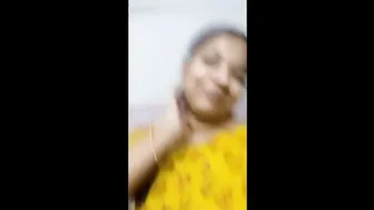 Married Woman In Red Saree Stripping Naked For Her Lover