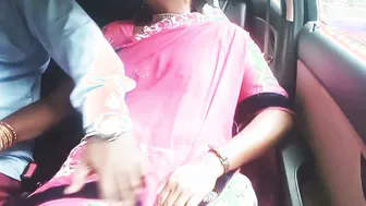 Telugu Aunty In Saree Talking Dirty During Car Sex Session