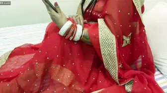 Desi Aunty Taking Hard Cock From Young Boy In Her Bedroom