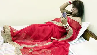 Desi Aunty Taking Hard Cock From Young Boy In Her Bedroom