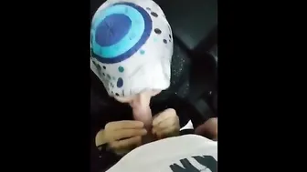 Covered Aunty Giving Passionate Blowjob To Her Man Tonight