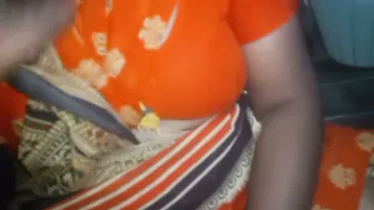 Saree Aunty Revealing Massive Boobs And Stripping Completely