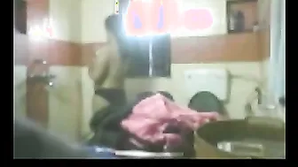 Married Aunty Bathing Caught On Hidden Camera Showing Curves