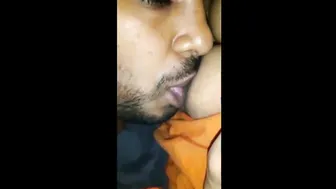 Busty Aunty Letting Me Suck Her Big Nipples Until She Moans