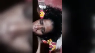 Tamil Aunty Sucking Her Customer's Cock Behind The Shop