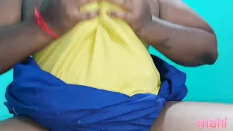 Married Tamil Aunty Riding Her Man Wearing Traditional Petticoat