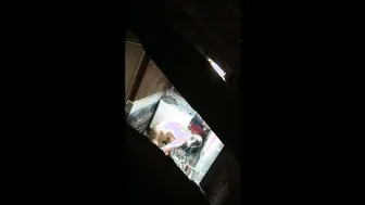 Spying On My Next Door Aunty Soaping Herself In The Bathroom