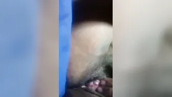 Horny Married Aunty Rubbing And Fingering Herself On My Couch