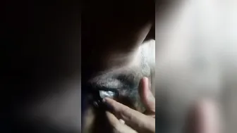 Horny Married Aunty Rubbing And Fingering Herself On My Couch