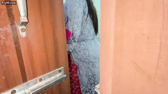 Horny Aunty Pulling Me Into The Bathroom For A Quick Fuck Session