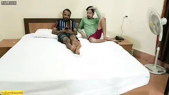 Indian Aunty Taking Two Cocks Enjoying Hardcore Threesome Fun