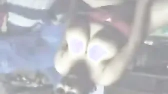 Thick Aunty With Massive Boobs Sucking Me Off In Her Bedroom