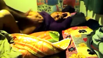 Late Night Bedroom Fucking My Horny Aunty While Family Sleeps