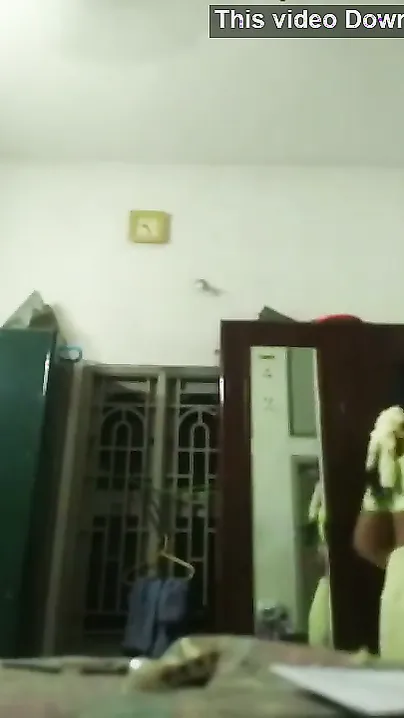 Tamil Aunty Caught Changing Her Sari By Hidden Camera In Bedroom