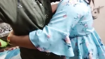 Horny Aunty Dancing Dirty With Servant Boy Groping Her Big Tits