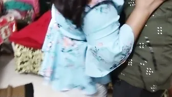 Horny Aunty Dancing Dirty With Servant Boy Groping Her Big Tits