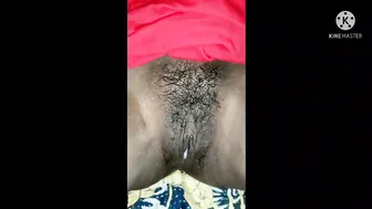 Village Aunty Exposing Her Big Boobs And Hairy Pussy Outdoors