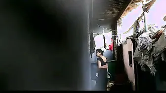 Caught Neighbor Aunty Naked In Shower And Joined Her Quick