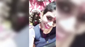 Mature Desi Woman Flashing Her Heavy Boobs On Camera Privately
