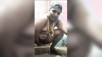 Newly Married Wife Fingering Herself In Bathroom Alone Secretly