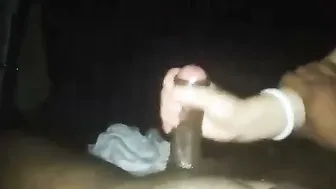 Desi Aunty Giving Slow Handjob Making Him Cum All Over Her Hands