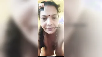 Married Aunty Stripping And Masturbating On Video Call Affair