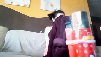 Chubby Married Woman Sucking Hubby's Dick Hiding Her Shy Face
