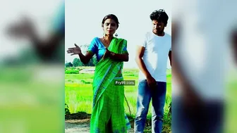 Village Aunty Forced Into Passionate Kissing By Horny Neighbor