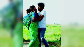 Village Aunty Forced Into Passionate Kissing By Horny Neighbor