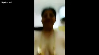 Naked Aunty Filming Herself Bathing In Private Bathroom Alone