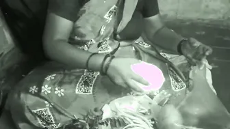 Housewife Getting Her Tits Pressed While Working At Home Alone