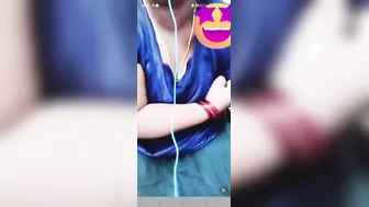 Tamil Aunty Stripping On Video Call Teasing With Big Boobs