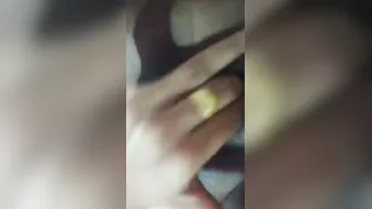 Sexy Indian Aunty Fingering Herself Making Hot Selfie Video