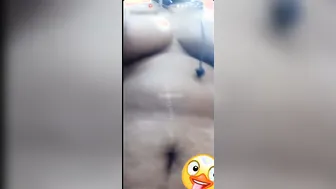 Desi Aunty Rubbing Her Wet Pussy For Me On Our Video Call