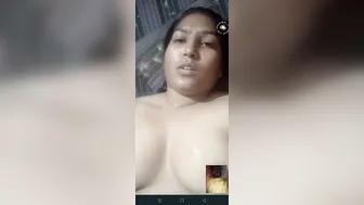 Desi Aunty Spreading Her Thick Ass Showing Both Tight Holes